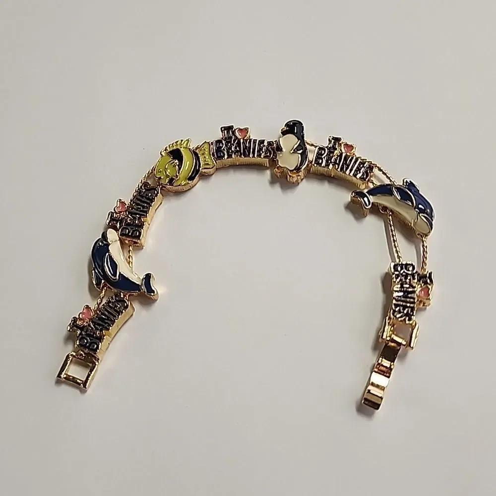 I Heart Beanies Love Beanie Babies Bracelet Children or Small Wristed Women VTG